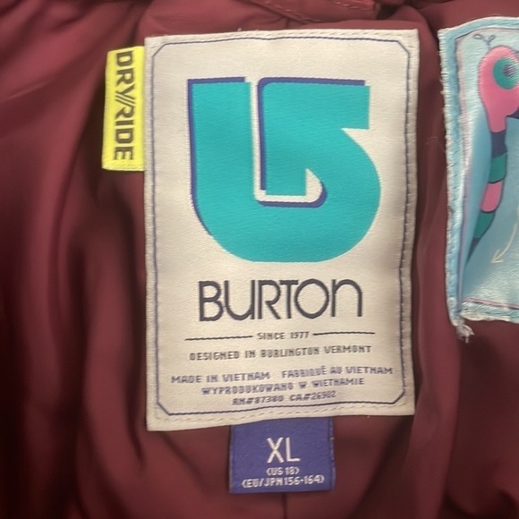 BURTON DryRide Ski Snowboarding Pants Size XL - Picture 4 of 10